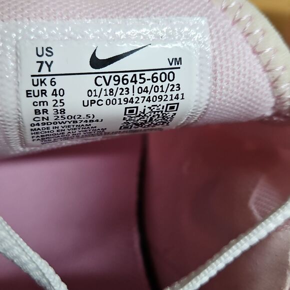 Nike Air Max 270 GS Pink Foam White Rise Running Shoe Sneaker CV9645-600 - Picture 12 of 14